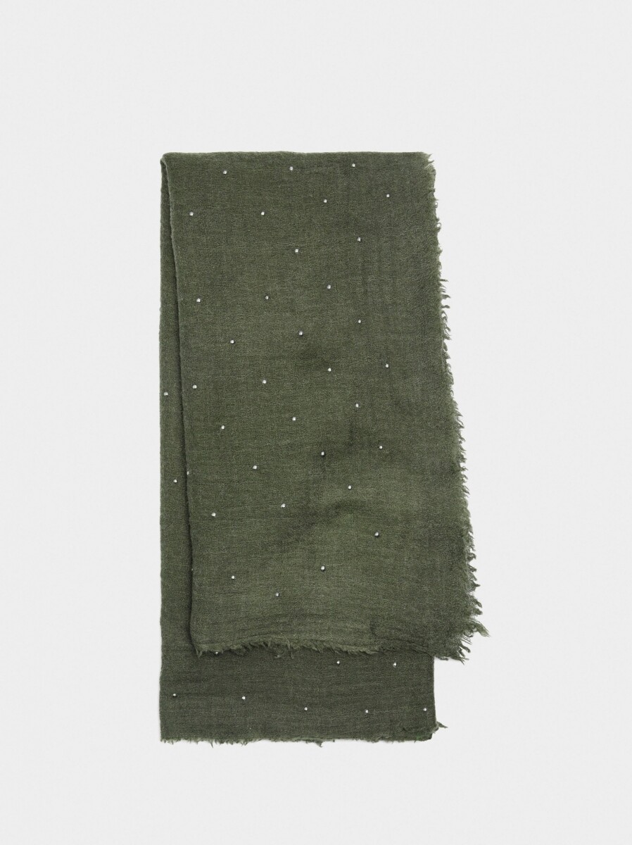 Pañuelo De Ceremonia Con Strass - gris 