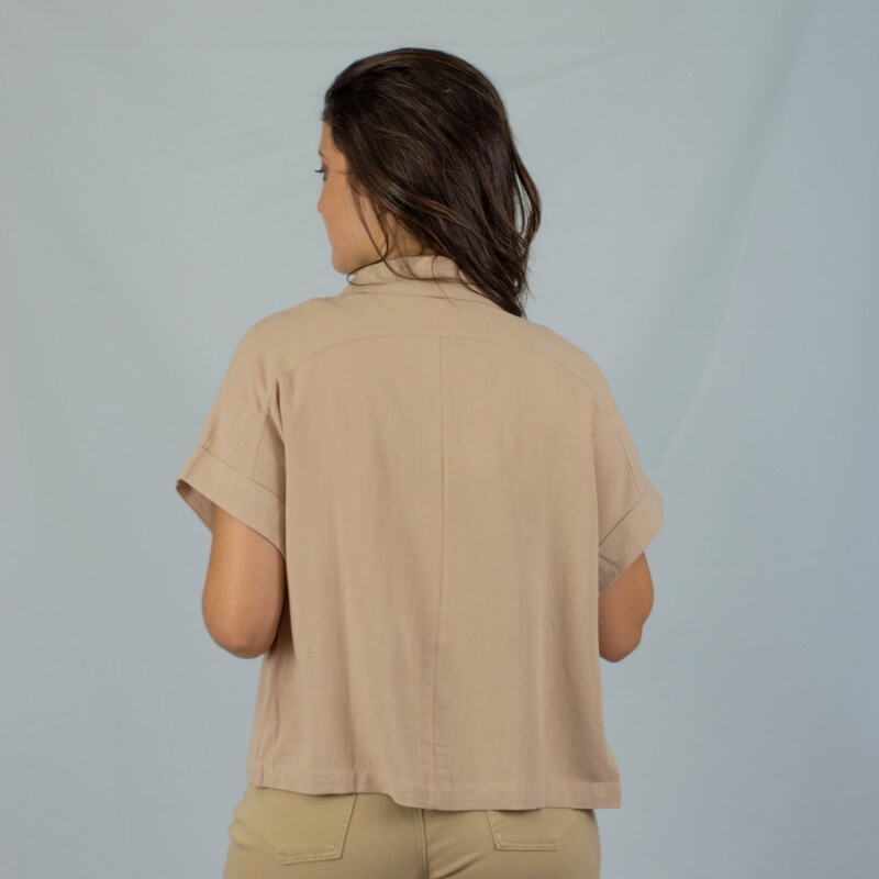Camisa Lino Slowly Beige