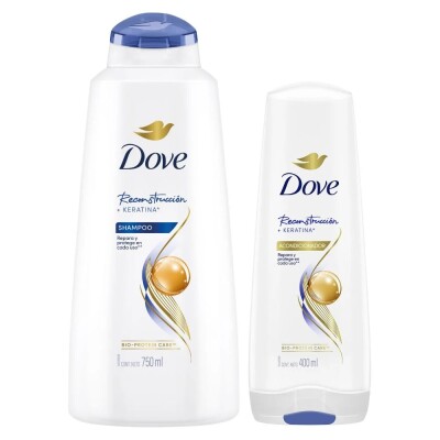Shampoo Dove Reconstrucción Comp 750ml+acondicionador 400 Ml Shampoo Dove Reconstrucción Comp 750ml+acondicionador 400 Ml