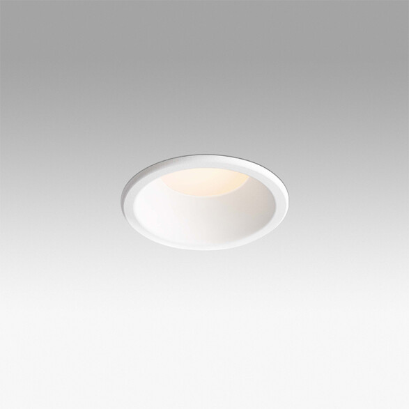 Downlight redondo LED blanco 8W 580Lm luz cálida FA2168