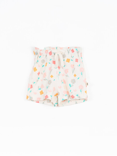 SHORT ESTAMPADO TIRSA OFF WHITE