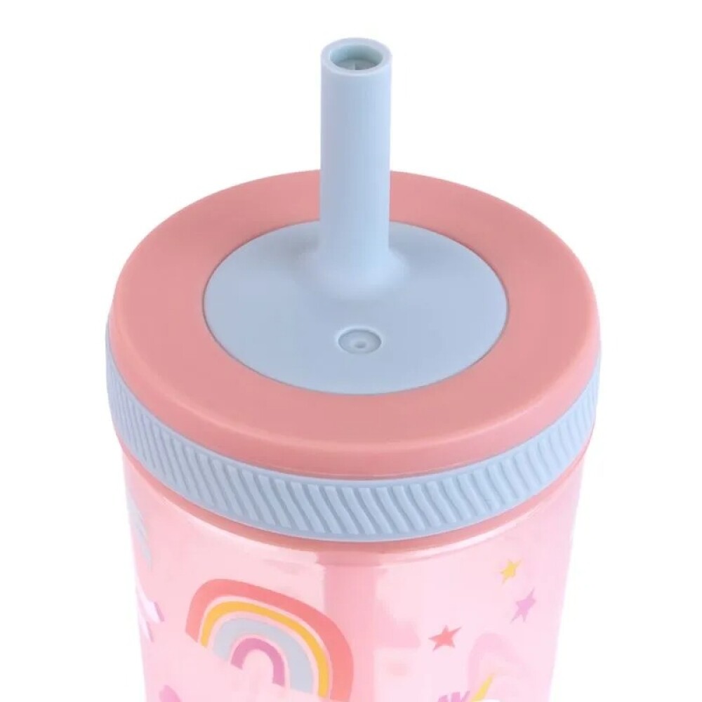 Vaso TOTS BUBA antiderrame rosa unicornio