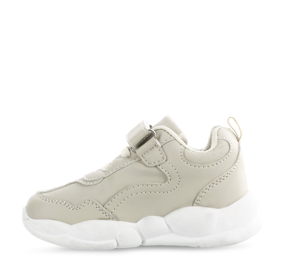 Deportivo SALVA acordonado con velcro Beige