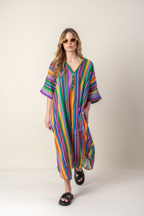 Vestido Shana Stripes