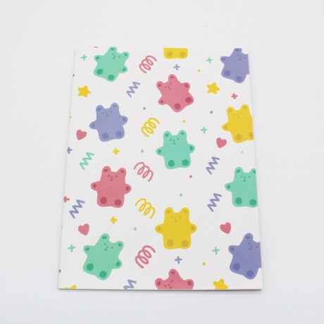 Cuaderno helados A5 blanco