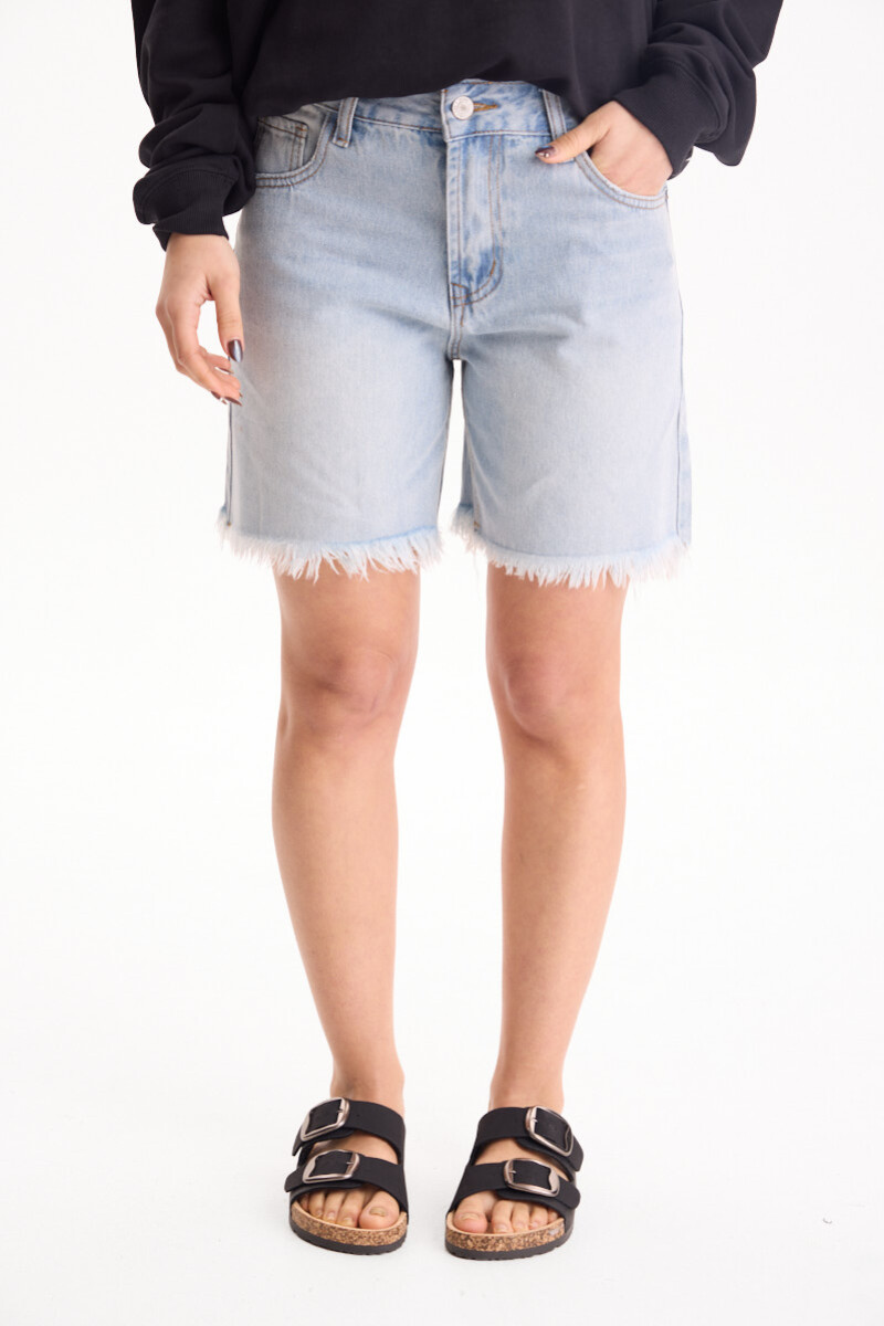 Short Indigo Celeste