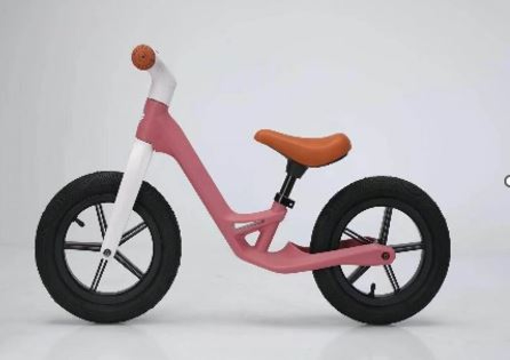 BICICLETA FIBRA VIDRIO BALANCE ROSADA 