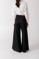 PANTALON WIDE XL LINEN SS26 Negro