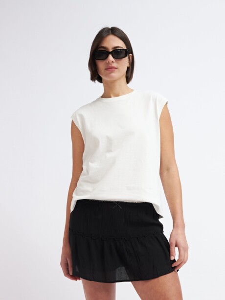 SHORT POLLERA TOLEDO NEGRO