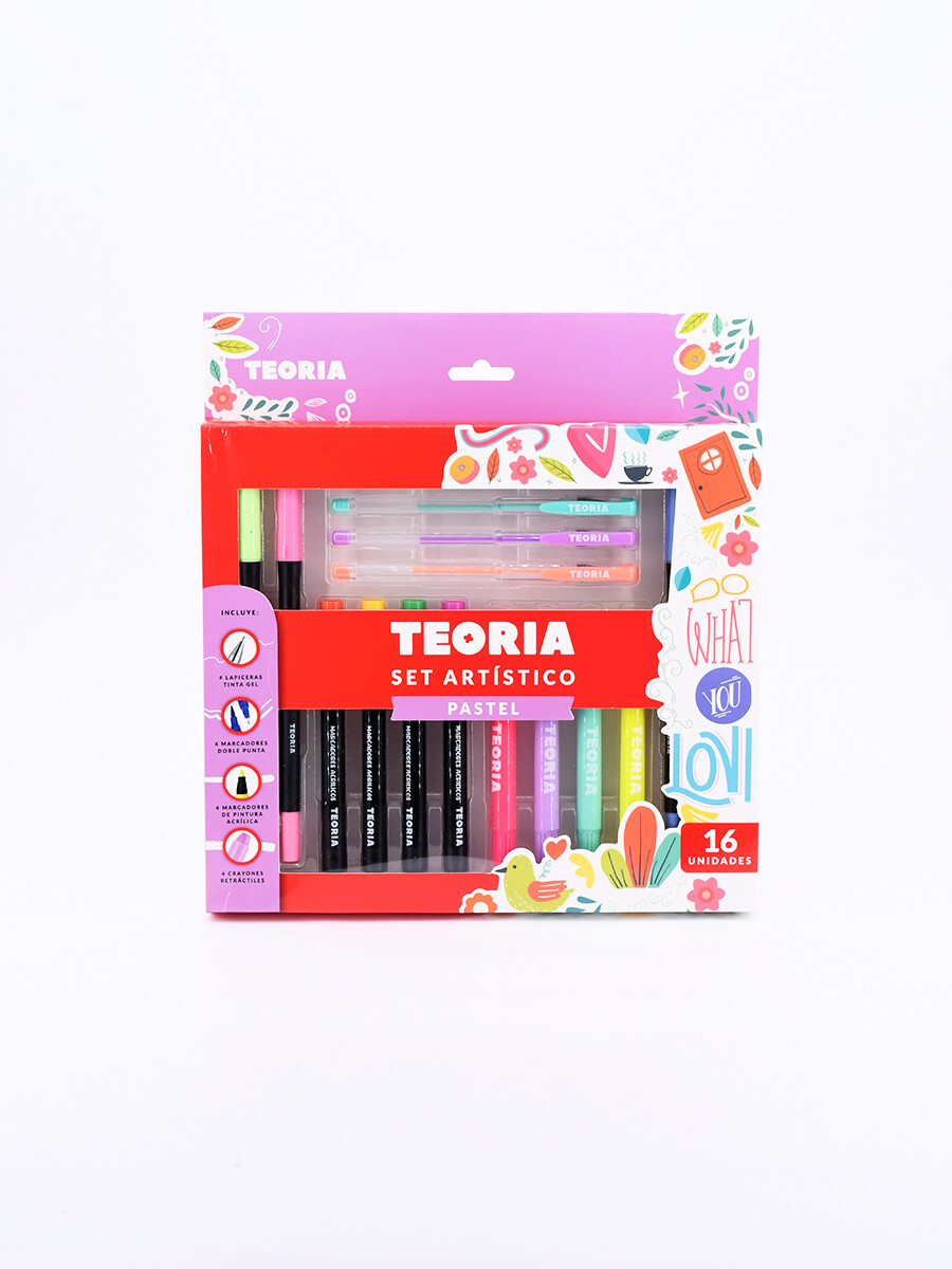 SET TEORIA PASTEL X 16 - 4 O + 