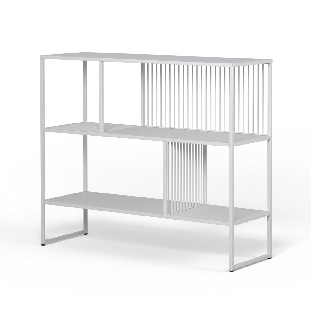 BIBLIOTECA METAL BLANCO OLIVIA