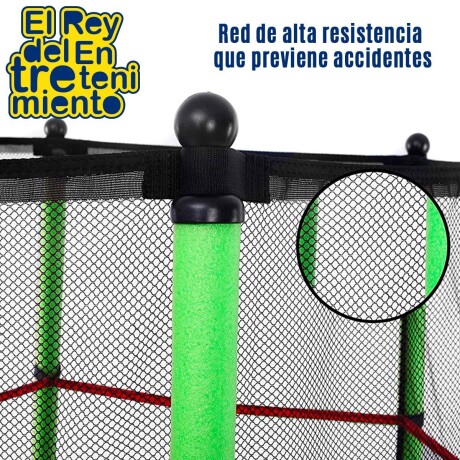Cama Elástica Trampolín 1.40mts Calidad N°1 Rojo