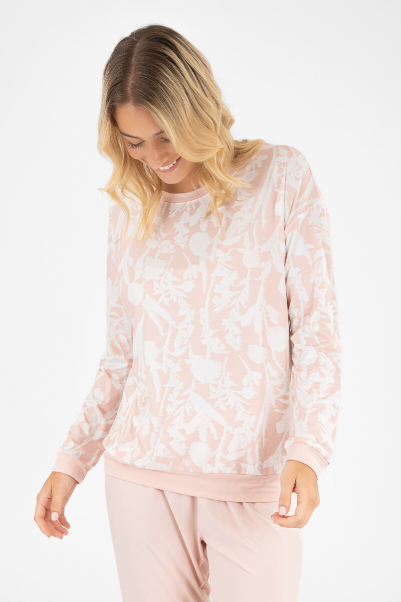 Pijama cianotipia Rosado