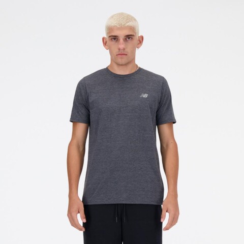 Sport Essentials Heathertech T-Shirt - Hombre Black