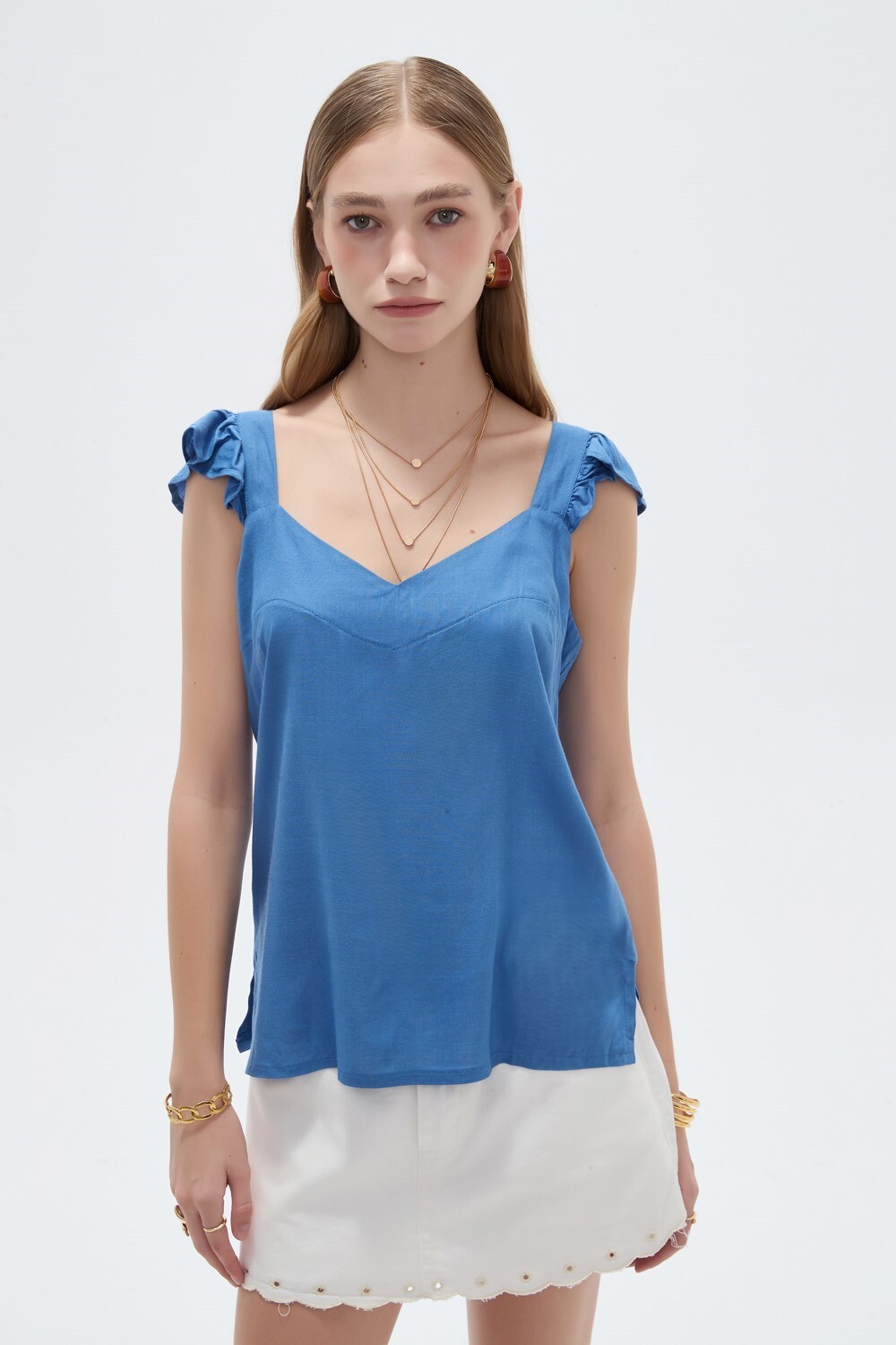 Musculosa Nuvio Anil