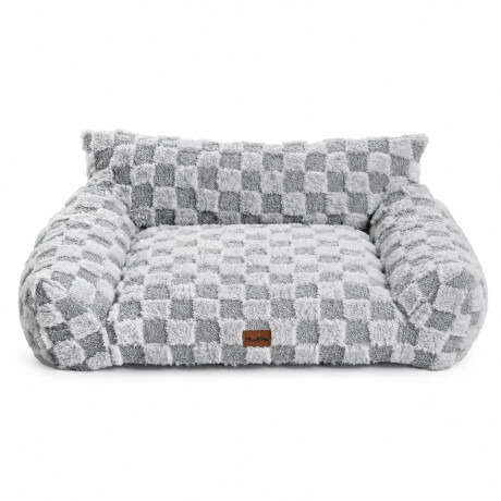 Cama Sofá Mascotas 65x50 Gris Acolchada Lavable Con Asa Cama Sofá Mascotas 65x50 Gris Acolchada Lavable Con Asa