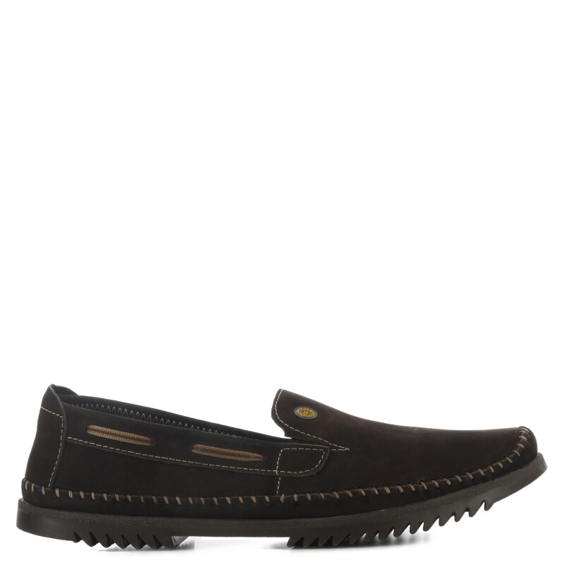 Zapato de Hombre Freeway Casual Marrón Chocolate (Nobuk)