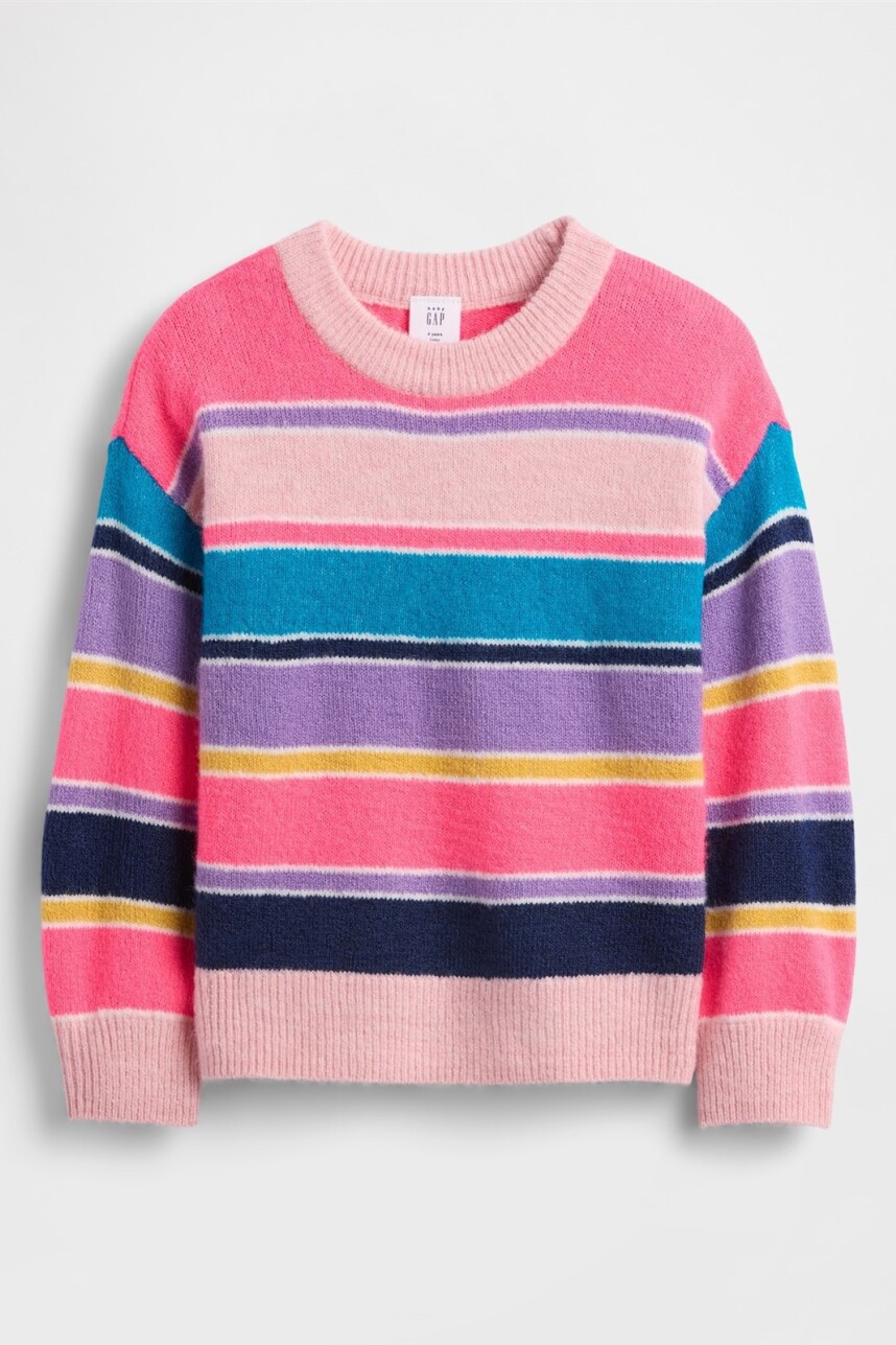 Buzo Algodón Toddler Niña Happy Stripe