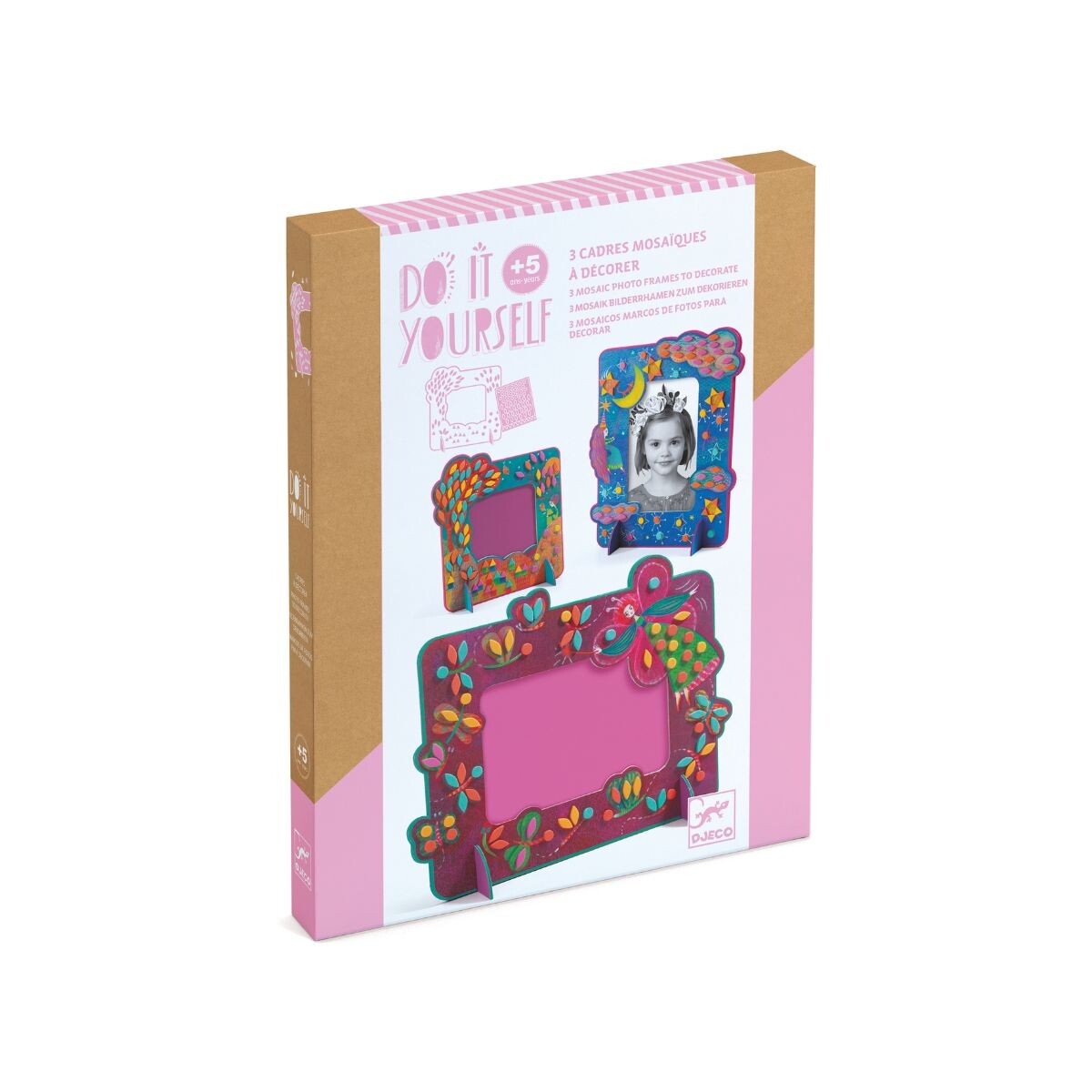 Porta Retratos Para Decorar Set X3 Do It Yourself Djeco 5+ 