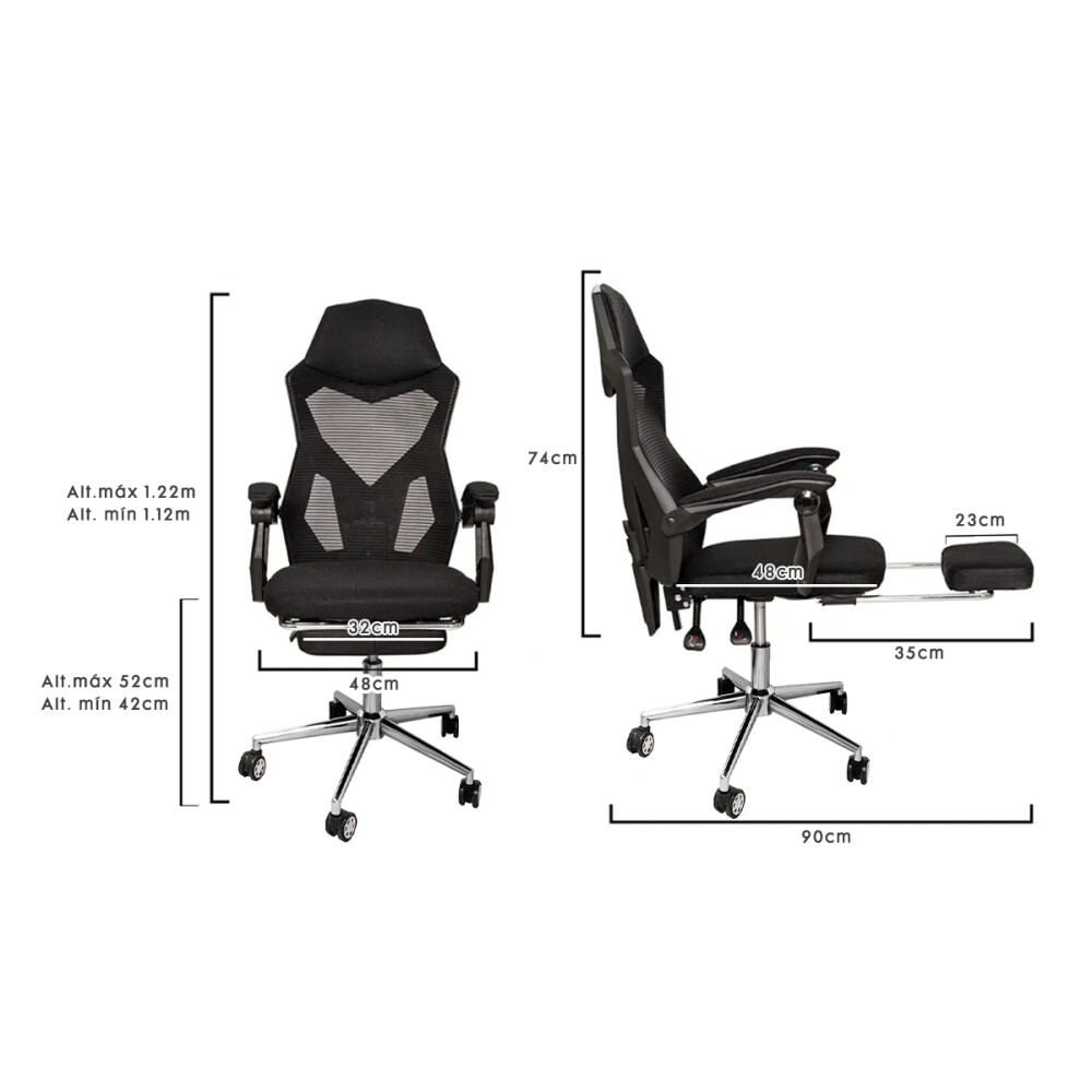 Silla De Oficina Matrix Reclinable Silla De Oficina Matrix Reclinable