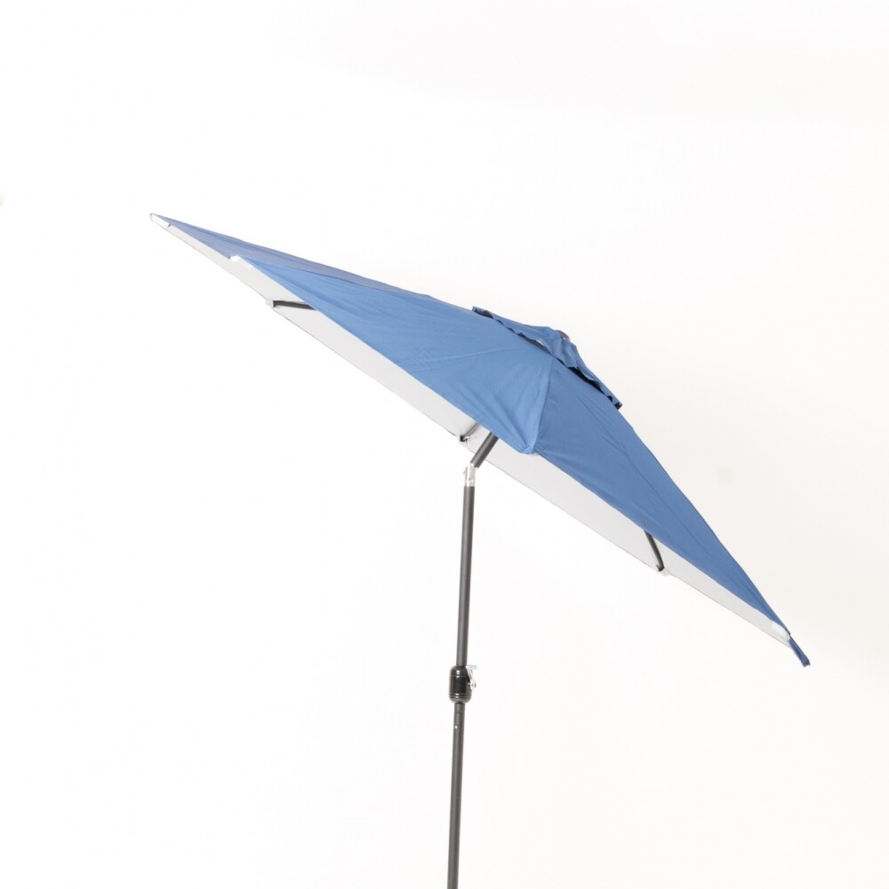 Sombrilla Jardín 2.7 Mts Redonda De Aluminio Reforzado Zaka AZUL