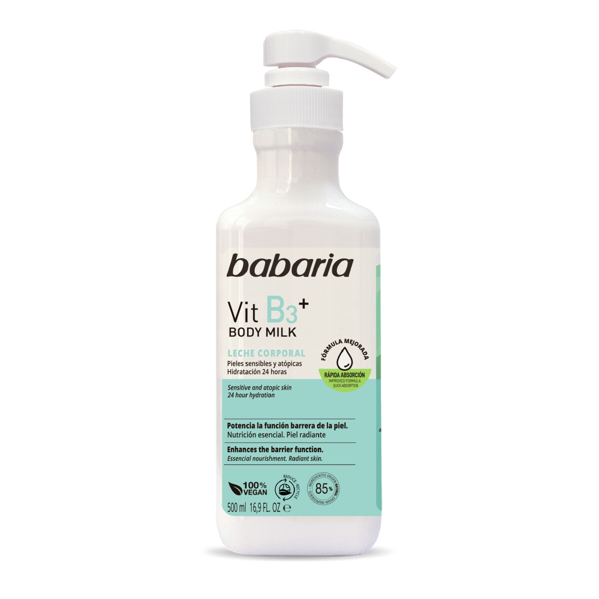 Crema Corporal Babaria x 500 ml - Vitamina B3+ 