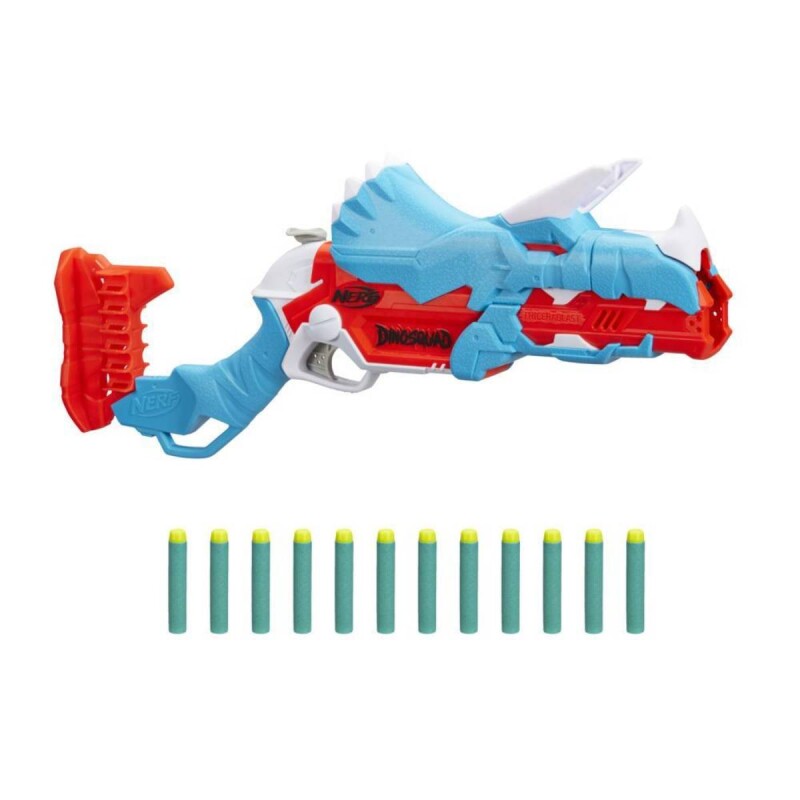 Lanzador Nerf DinoSquad: Tricera-Blast Lanzador Nerf DinoSquad: Tricera-Blast