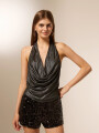 Tops Fotias Negro