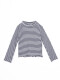 POLERA AGOS STRIPE NEGRO