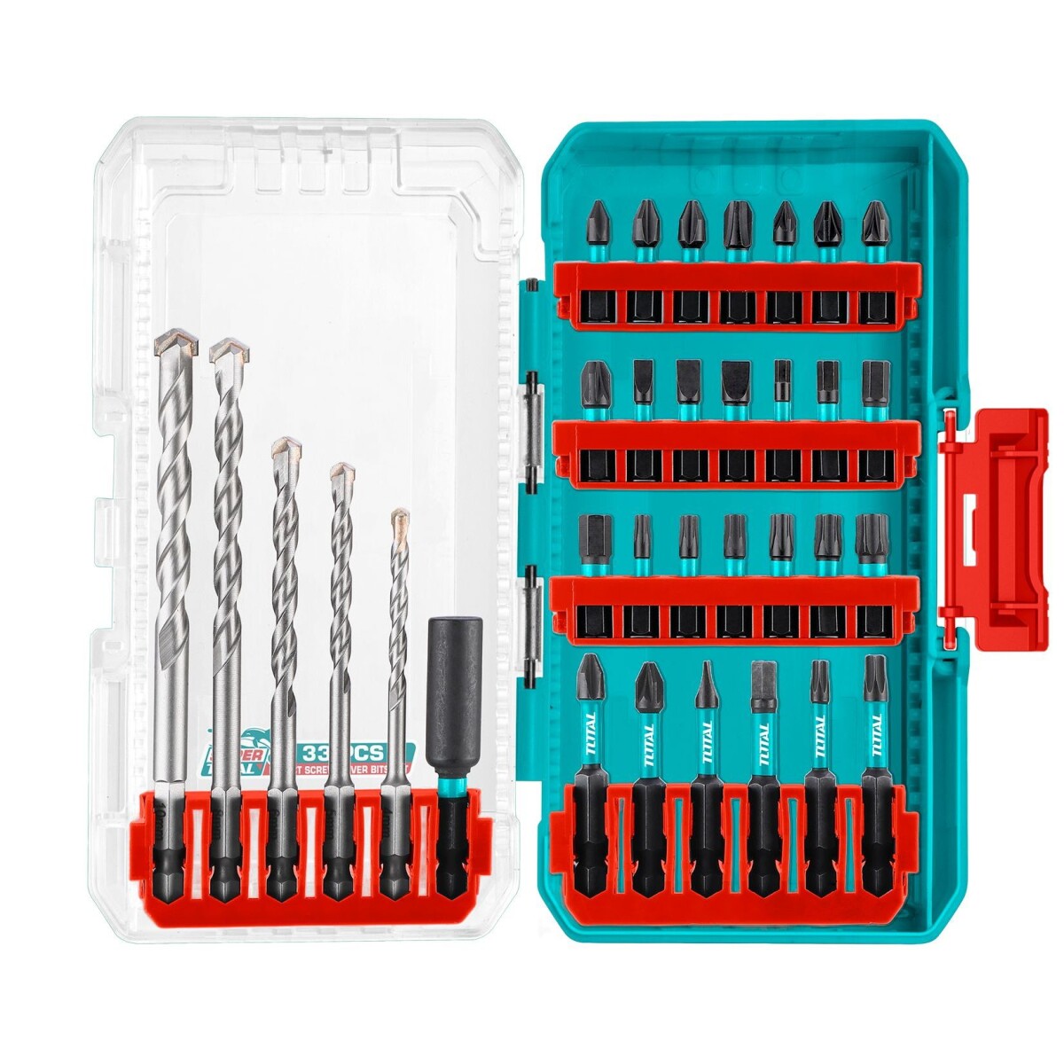 Set De Puntas Y Mechas Para Atornillador De Impacto - 33 Piezas 
