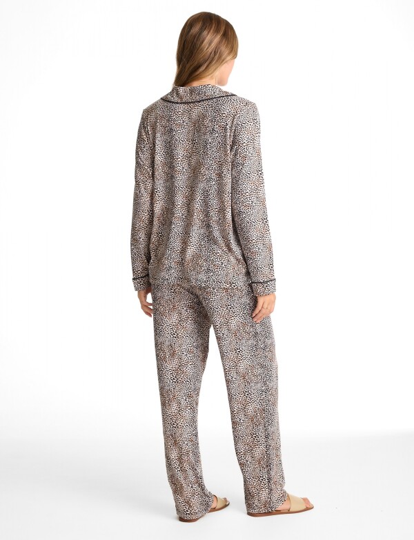 Pijama Con Pantalon MULTI/NEGRO