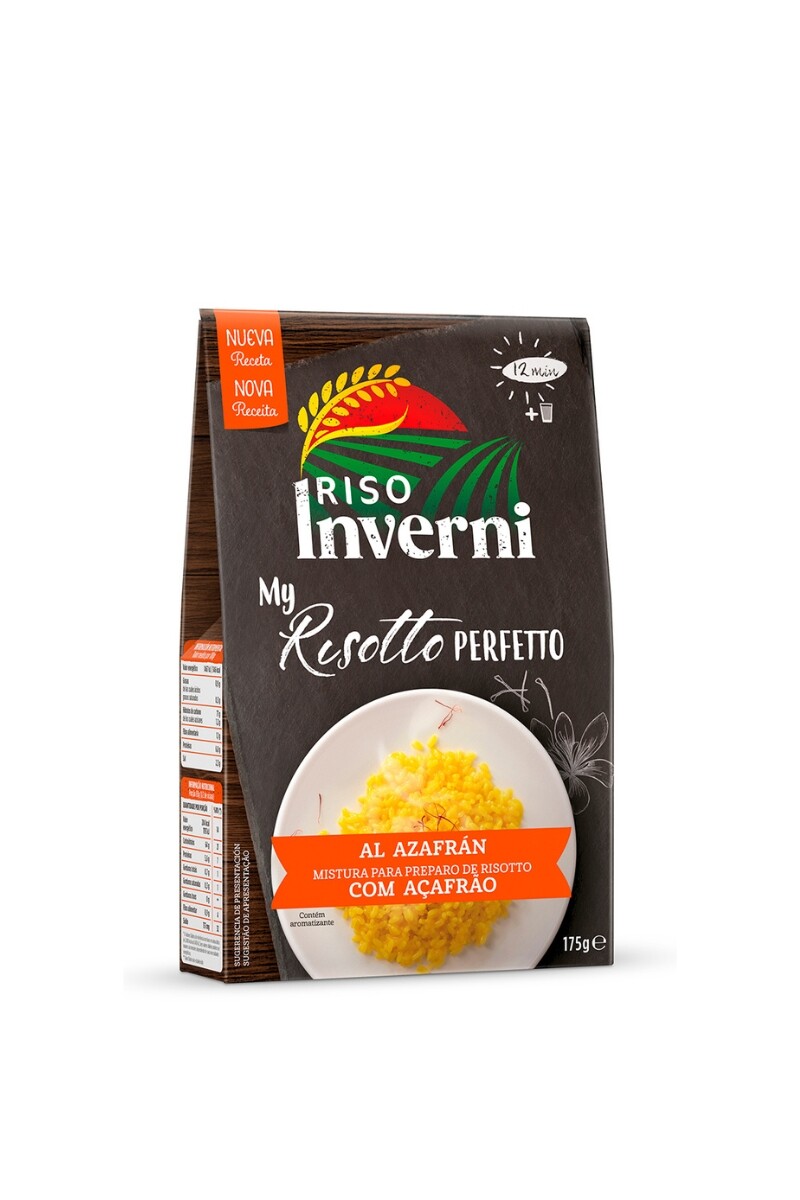 INVERNI Risotto Pronto al Azafrán 175grs. 