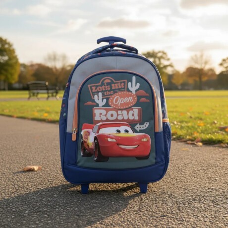 Mochila Disney Con Carro 40x30x14 Cars Mochila Disney Con Carro 40x30x14 Cars