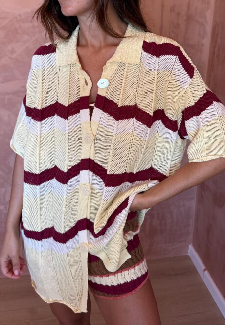 Camisa Riga SS26 Zig Butter