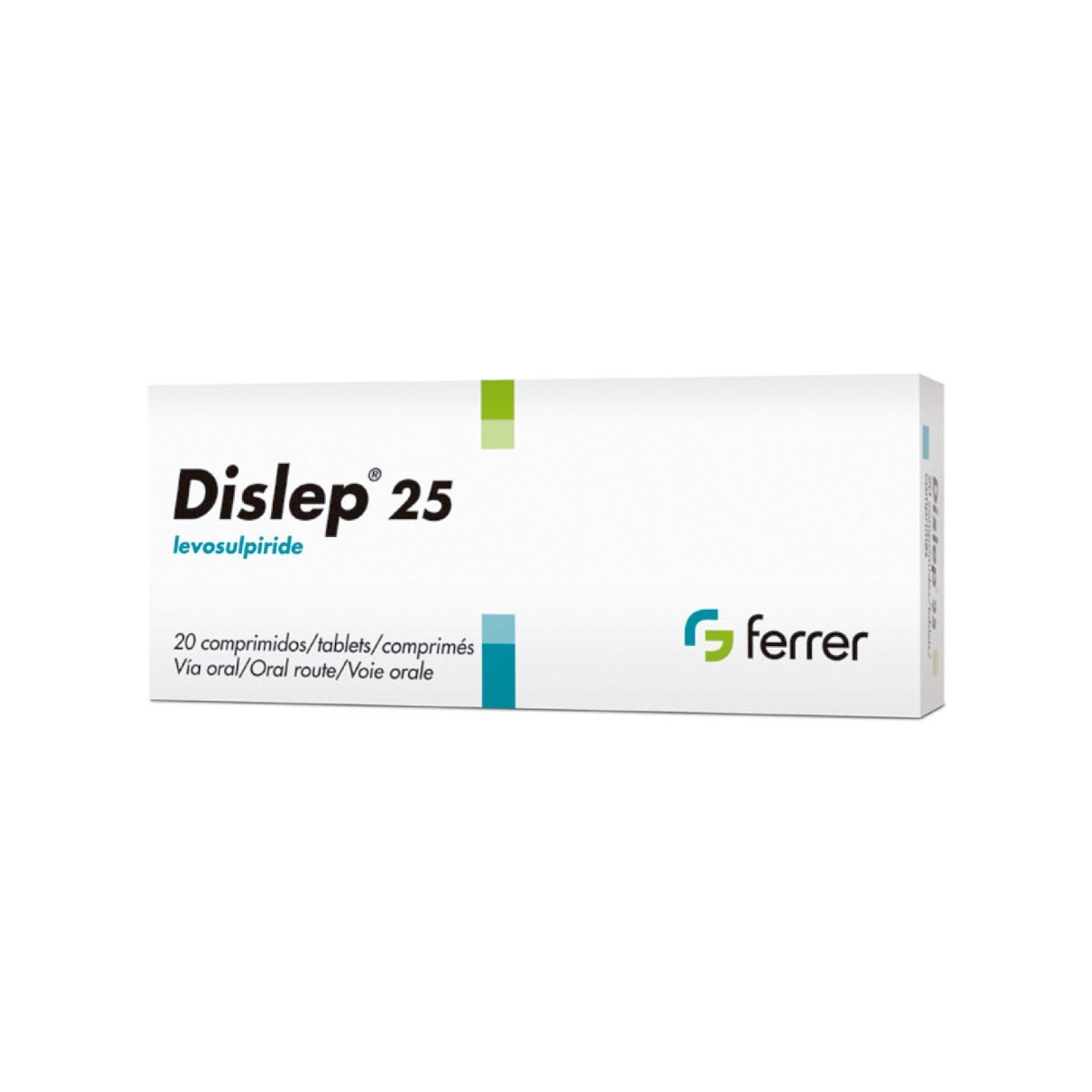 DISLEP 25 MG. CJ X 20 COMPRIMIDOS 