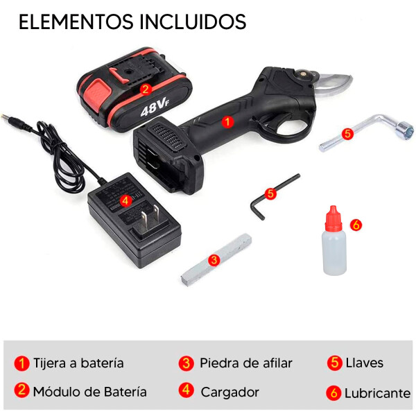 Tijera De Podar A Batería Jqz-101 TIJERA DE PODAR JZQ-101 BATERIA