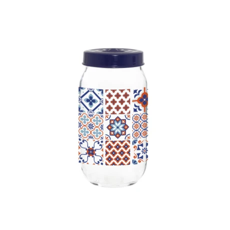 FRASCO HEREVIN VIDRIO 1LT LINEA MOSAICO FRASCO HEREVIN VIDRIO 1LT LINEA MOSAICO