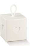 Caja corazon 10x10x10 cm. - BLANCO Caja corazon 10x10x10 cm. - BLANCO