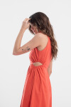 VESTIDO DINAH LADRILLO