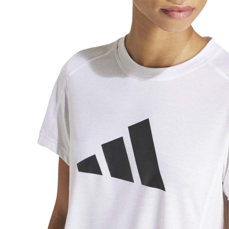 Remera Adidas Train Essentials Big Logo Blanco