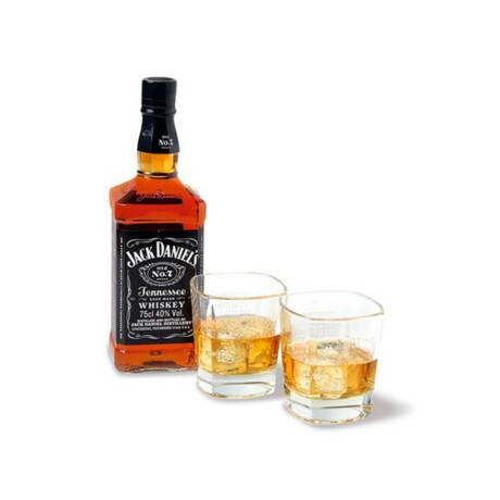Whisky Jack Daniels 750CC + 2 Vasos 001