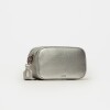 Bandolera Adisa En Efecto Cuero Plata