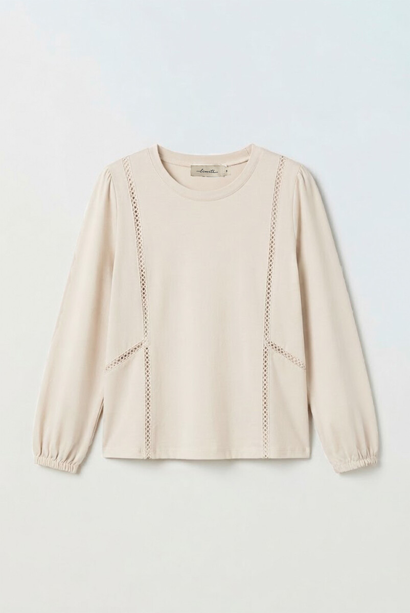 REMERA PAZ - BEIGE 