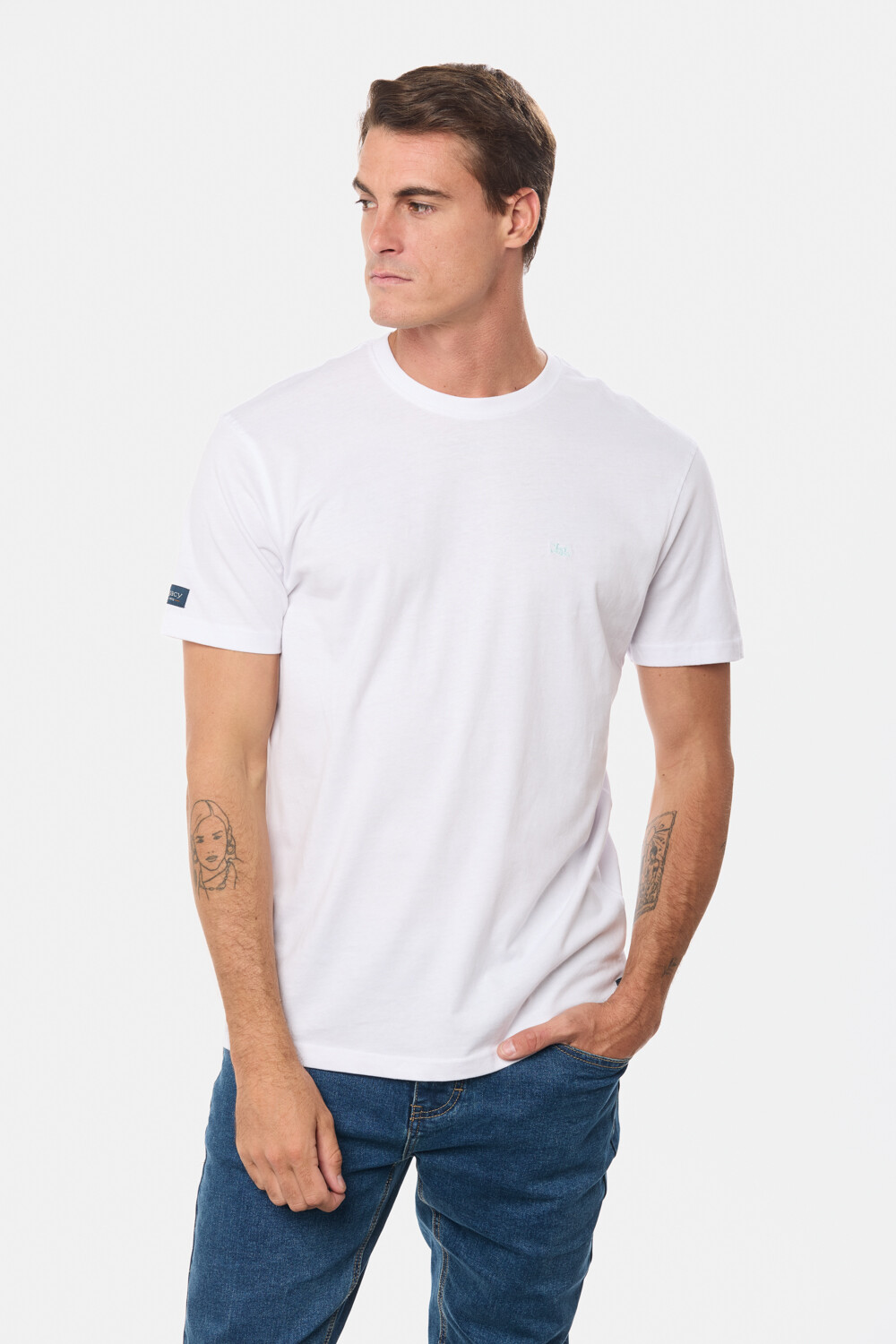 REMERA LISA Blanco