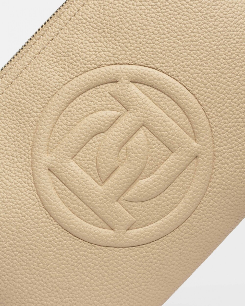Bandolera Sign en efecto cuero Natural