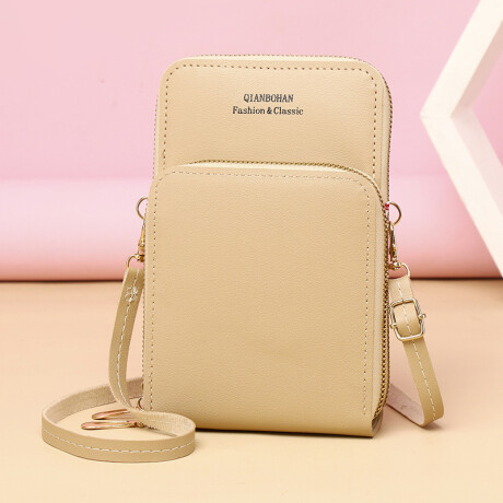 Porta celular para dama Beige