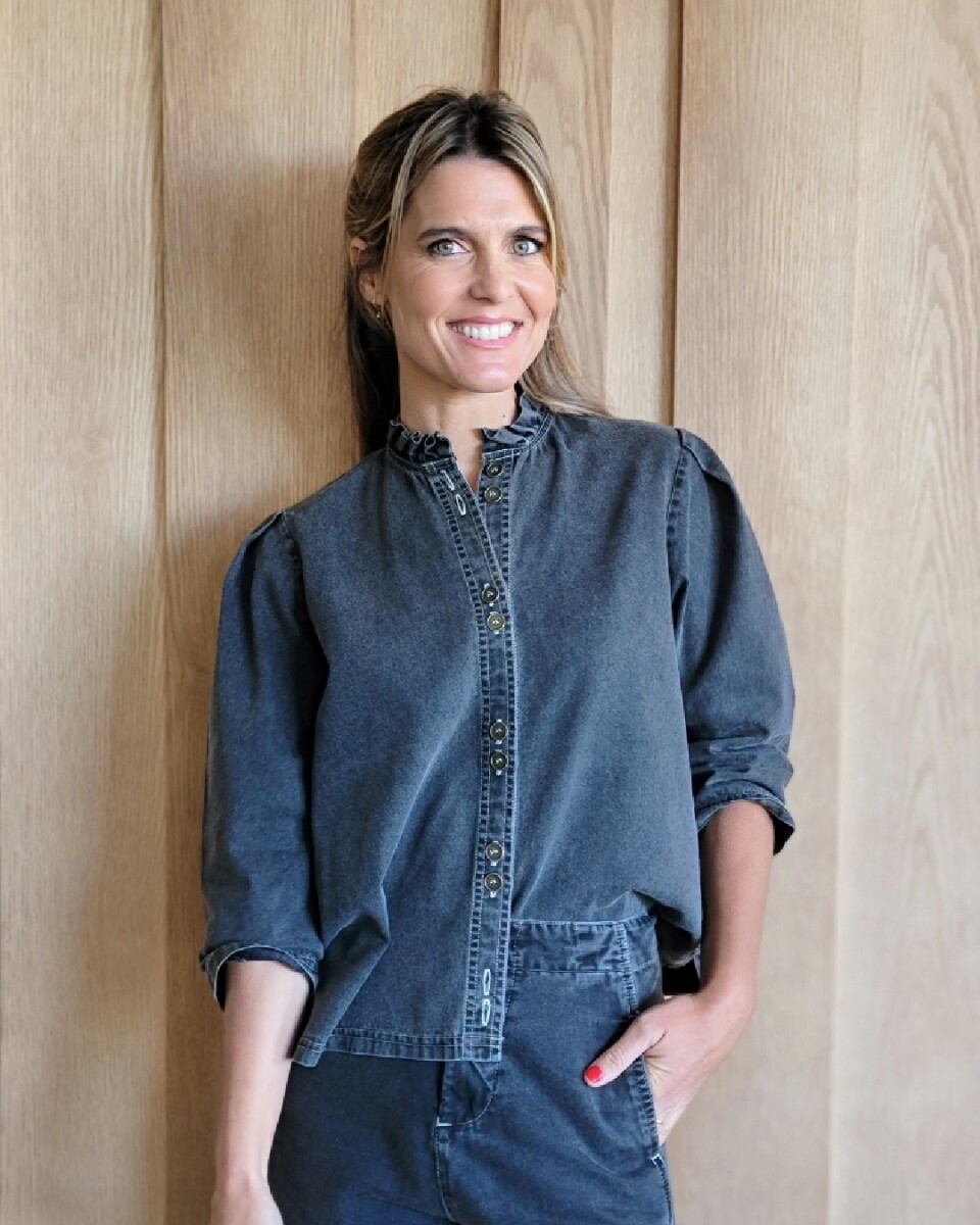 Camisa Carlotta - Denim Negro 