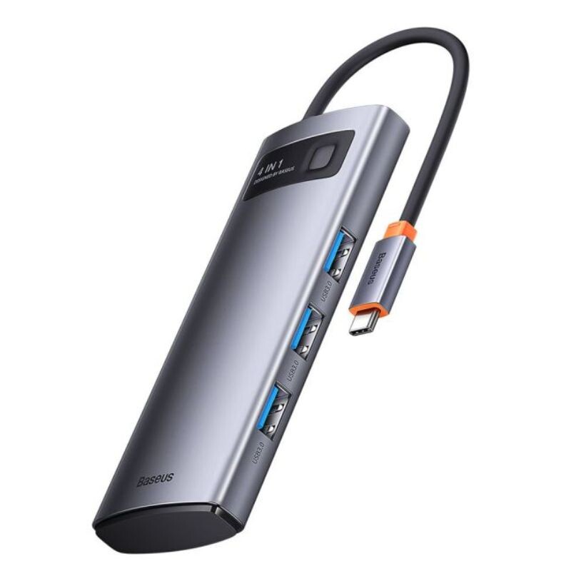 Adaptador Baseus 4 en 1 USB-C +4USB-A WKWG070013 Adaptador Baseus 4 en 1 USB-C +4USB-A WKWG070013