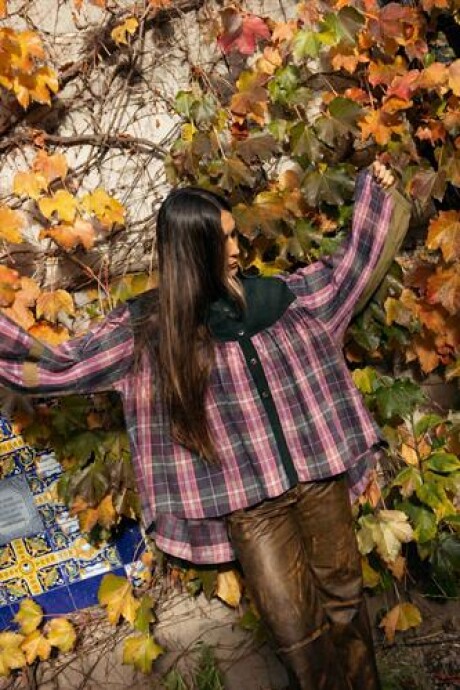 Prince Corduroy Shirt Verde Inglés / Rosa