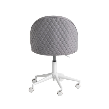 Silla escritorio KOKKEDAL tela gris/blanco Gris/blanco